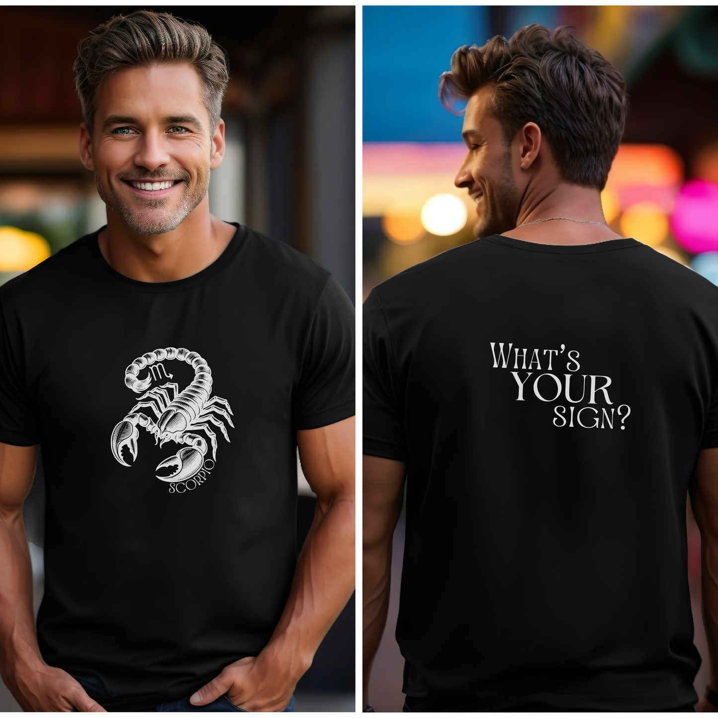 SCORPIO - Zodiac Sign Cotton Tee Collection | What's Your Sign