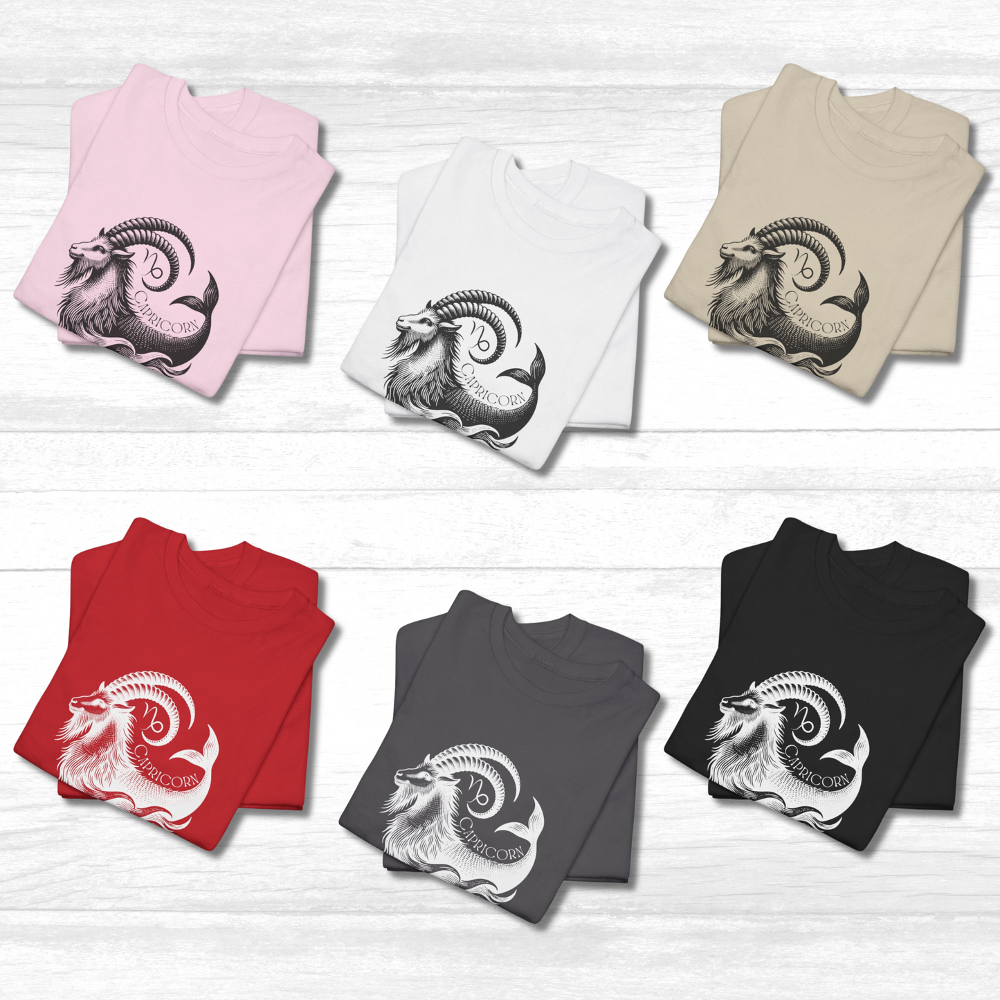 CAPRICORN - Zodiac Sign Cotton Tee Collection | What's Your Sign