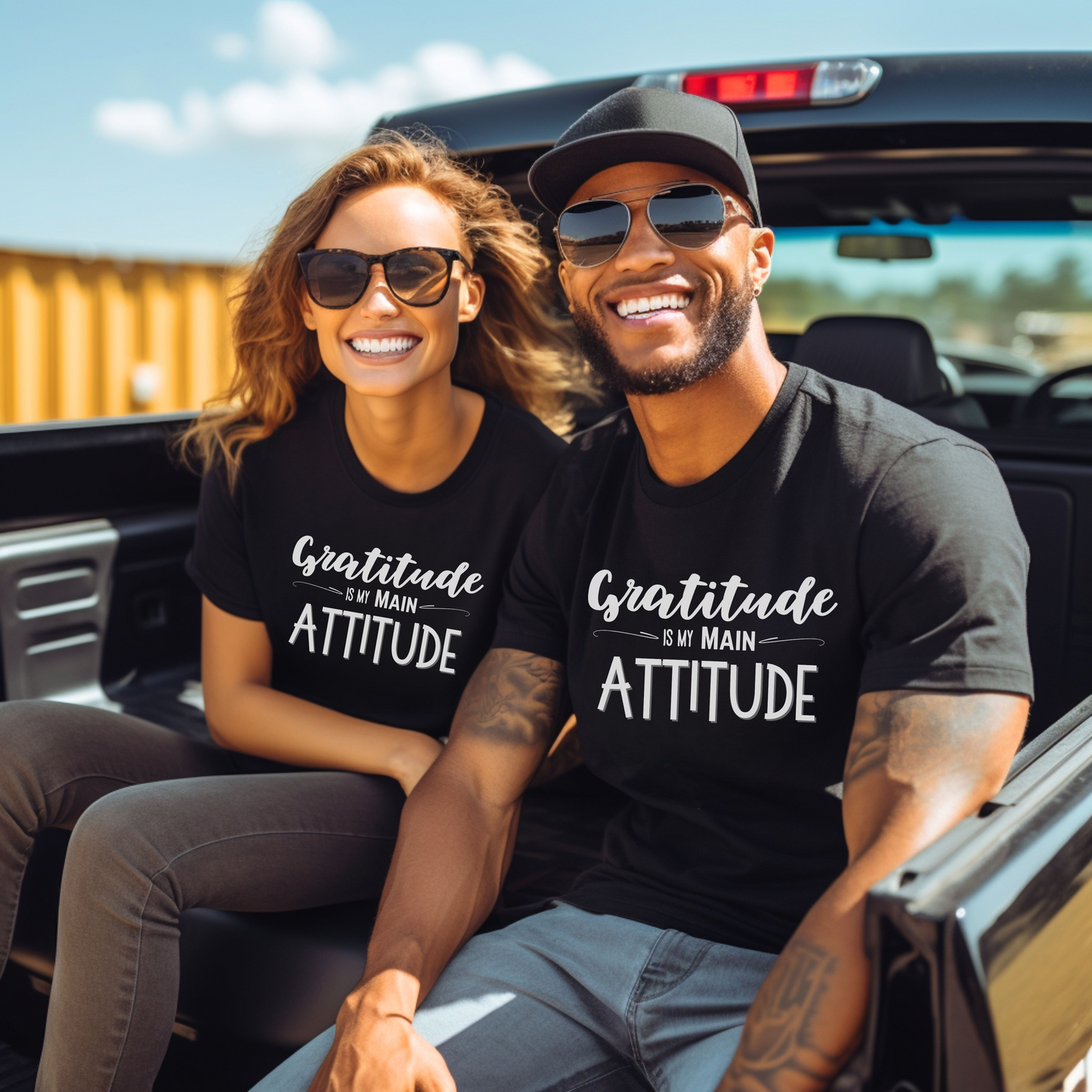 Gratitude Is My Main Attitude | Positive Apparel | Motivational Tee