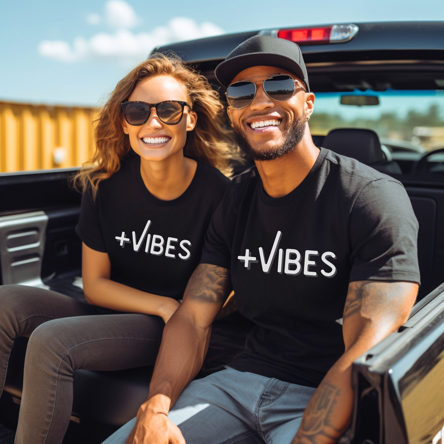 Positive +Vibes Graphic T-Shirt | Positive Energy Tee