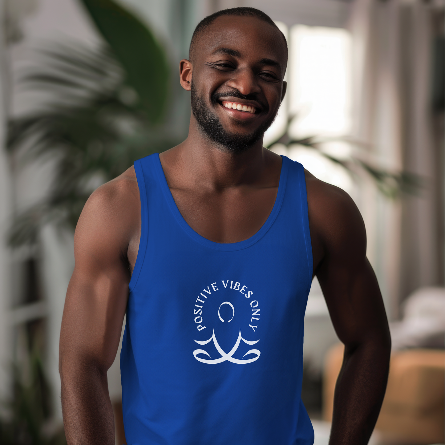 Positive Vibes Only Tank Top | Casual Vibe | Gym Wear | Unisex Summer Tank Tops
