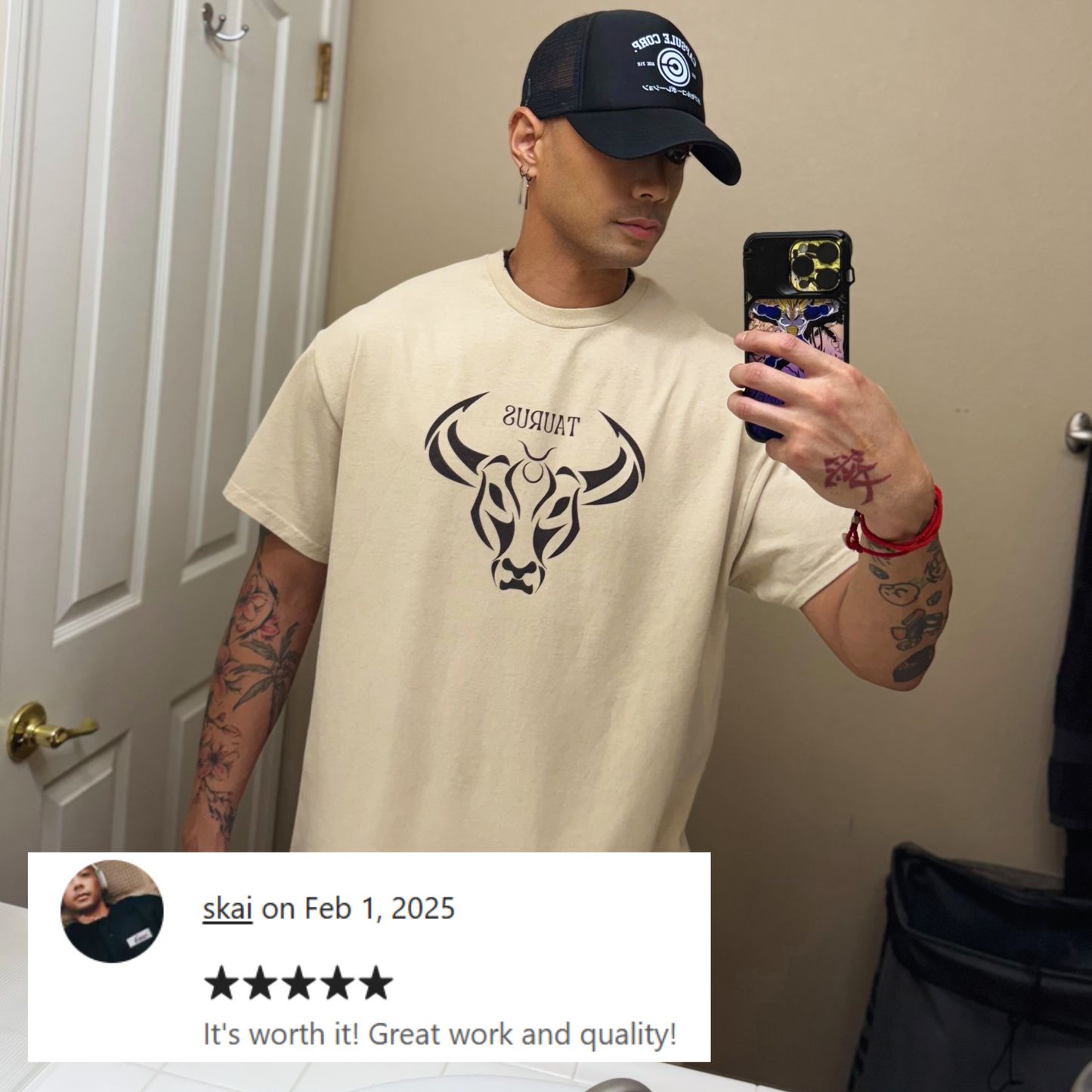 TAURUS - Zodiac Sign Cotton Tee Collection | What's Your Sign