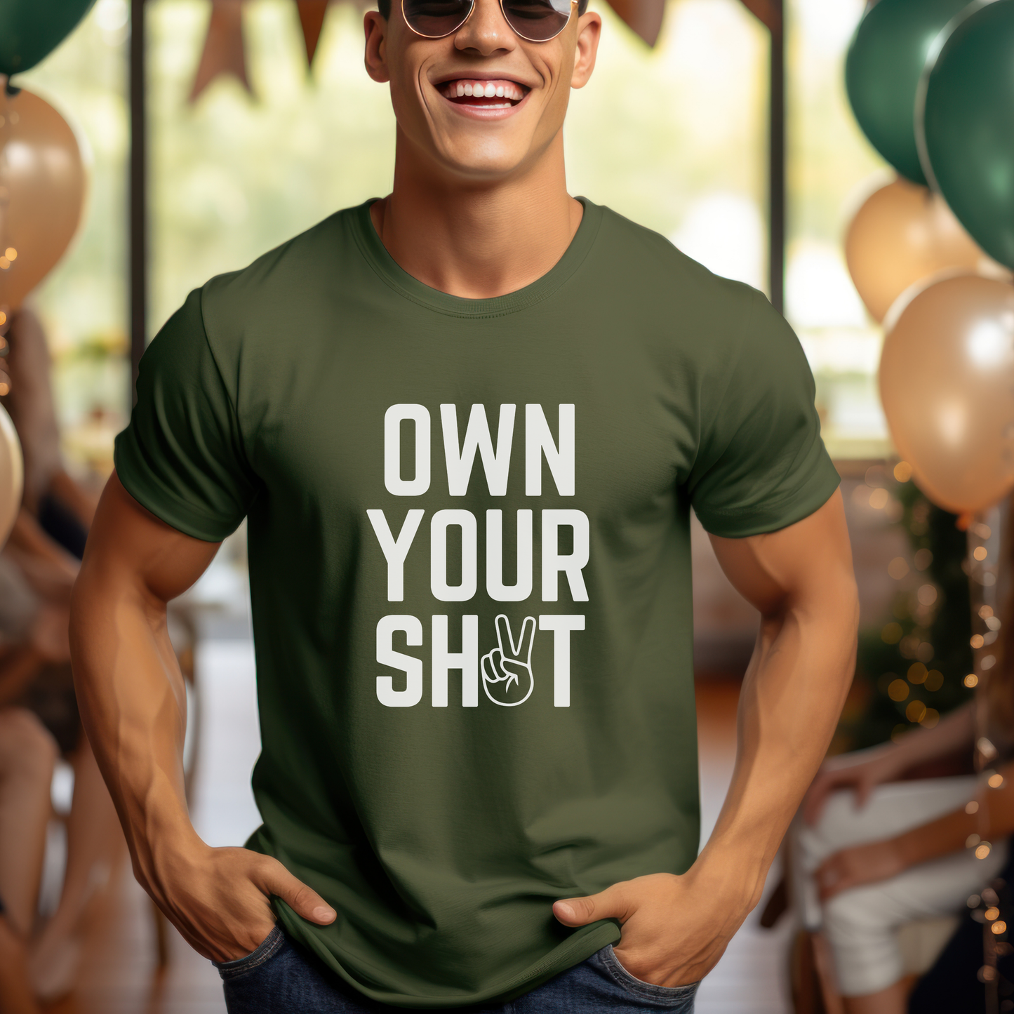 Motivational T-Shirt | Own Your Sh*t Graphic Tee | Self-awareness Shirt