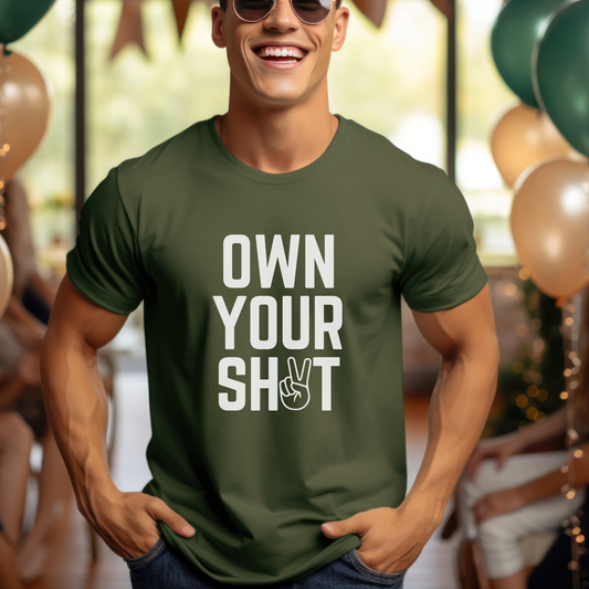 Motivational T-Shirt | Own Your Sh*t Graphic Tee | Self-awareness Shirt