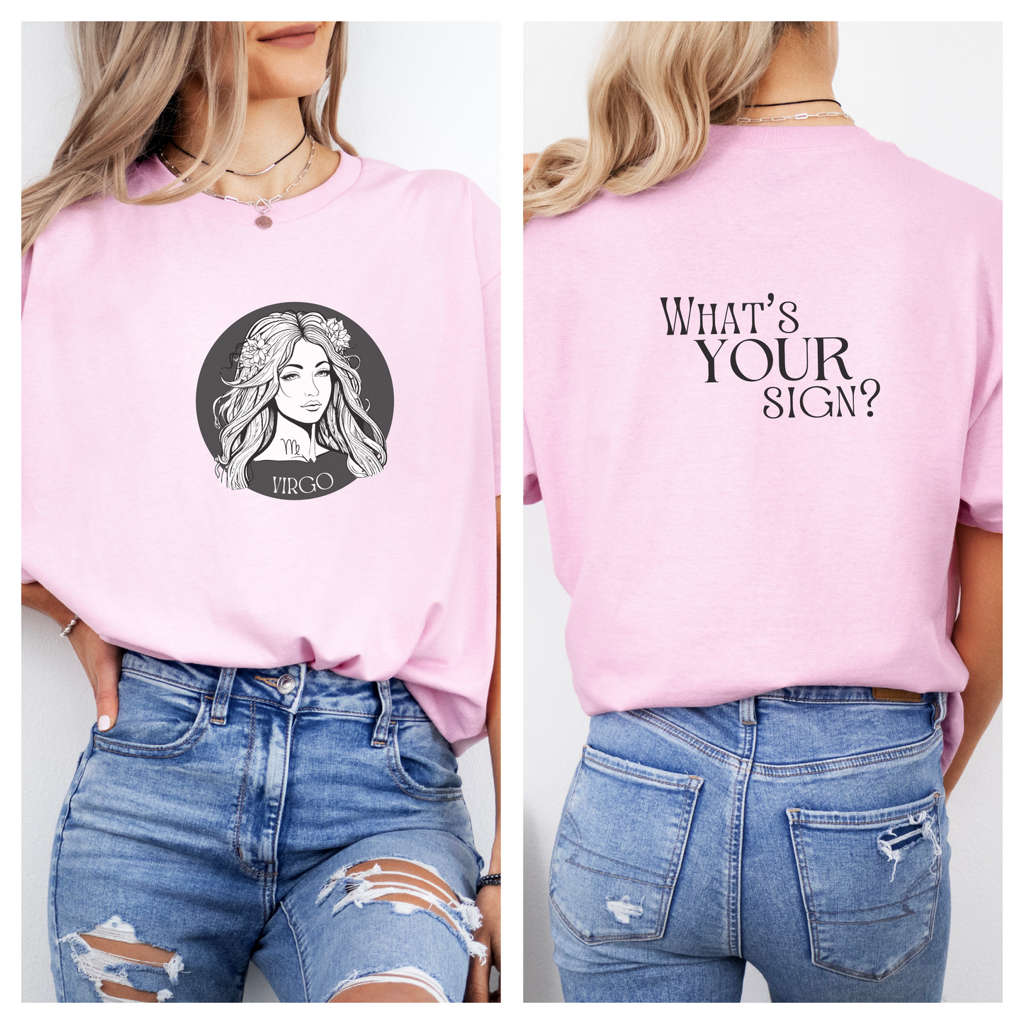 VIRGO - Zodiac Sign Cotton Tee Collection Unisex | What's Your Sign