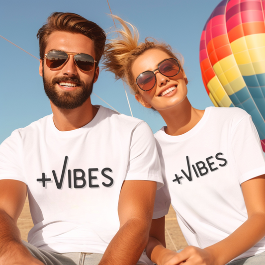 Positive +Vibes Graphic T-Shirt | Positive Energy Tee