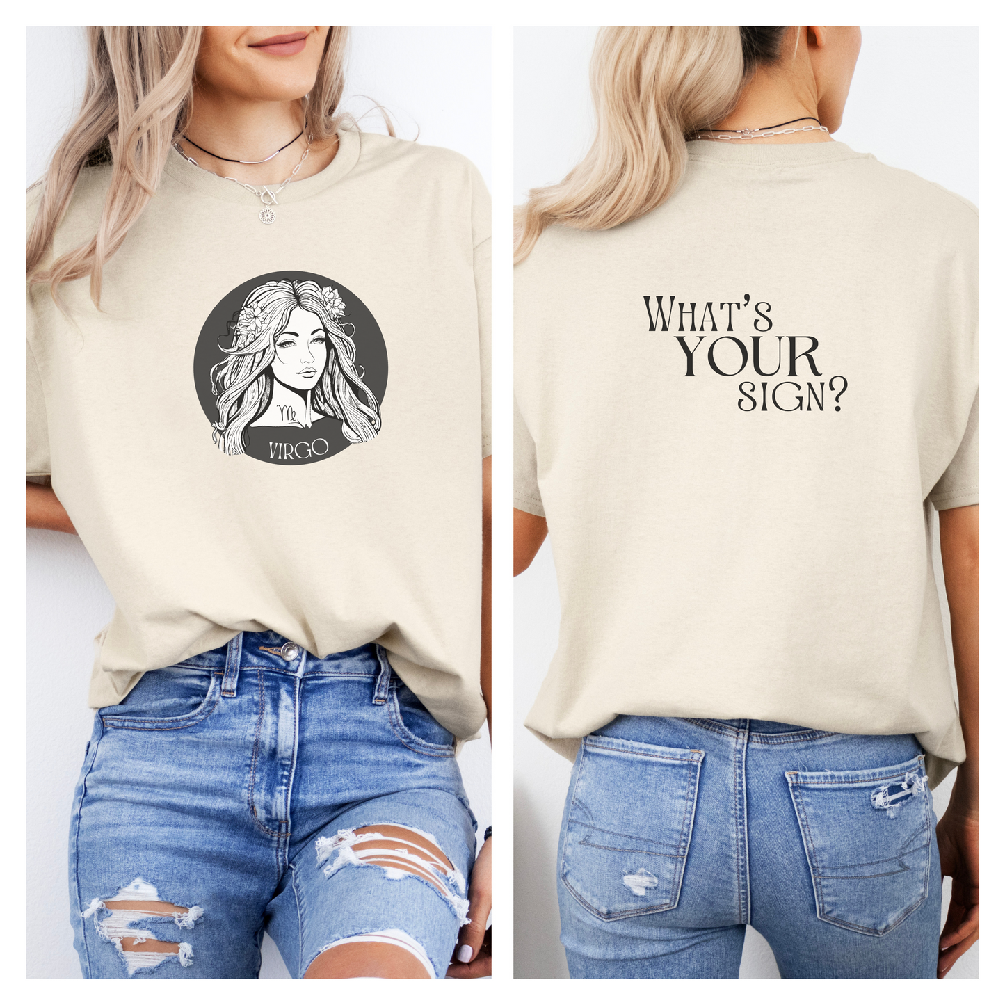 VIRGO - Zodiac Sign Cotton Tee Collection Unisex | What's Your Sign