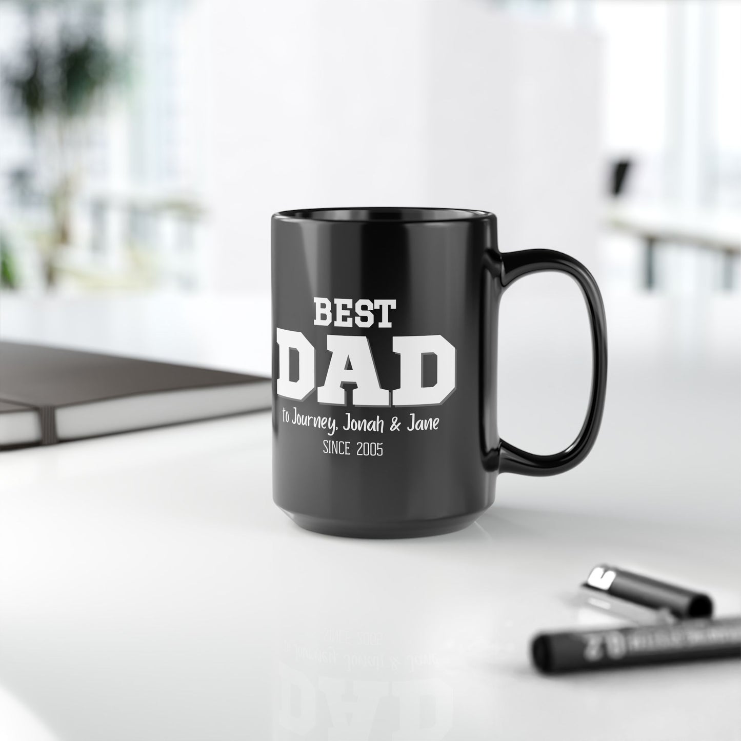 Personalized "Best Mom/Dad" Mug with Kids' Names and Year