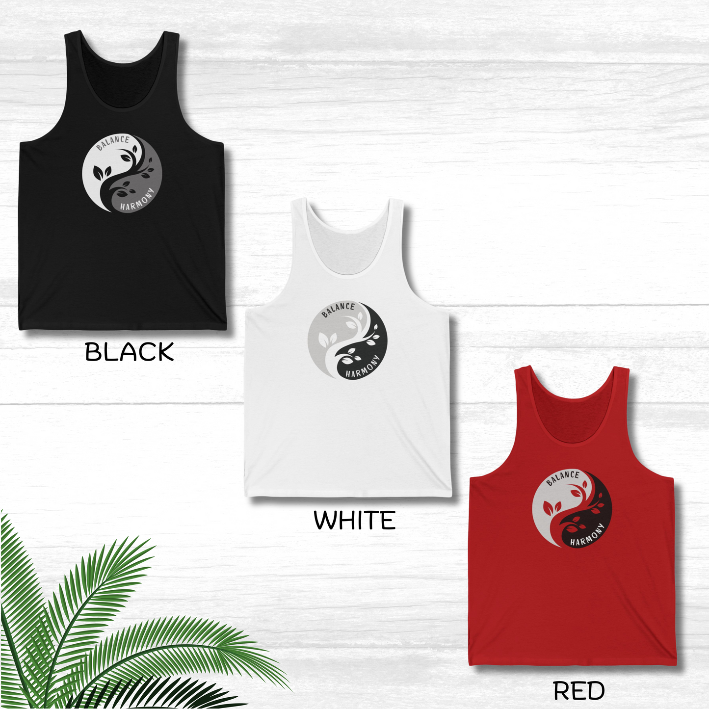 Ying and Yang Graphic Tank Top | Unisex Positivity Top