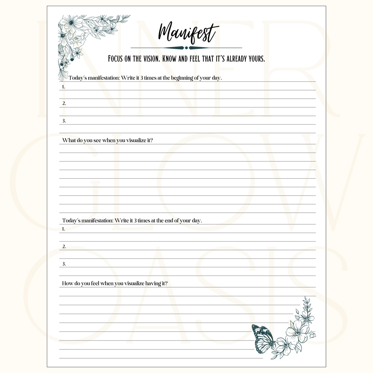 From Dream to Reality: Manifesting Journal