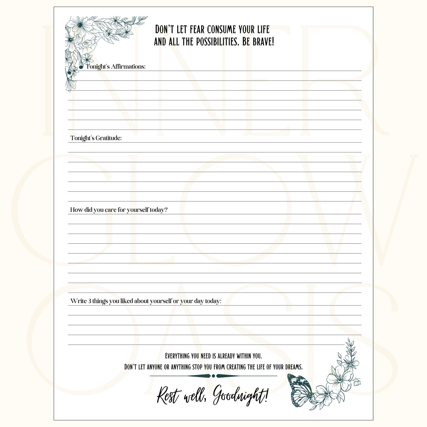 From Dream to Reality: Manifesting Journal