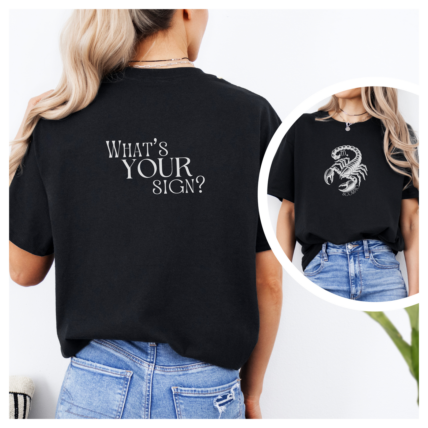 SCORPIO - Zodiac Sign Cotton Tee Collection | What's Your Sign