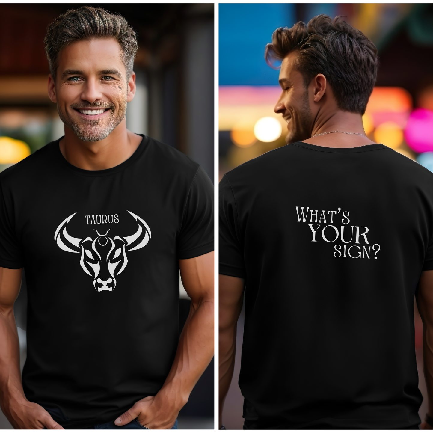 TAURUS - Zodiac Sign Cotton Tee Collection | What's Your Sign