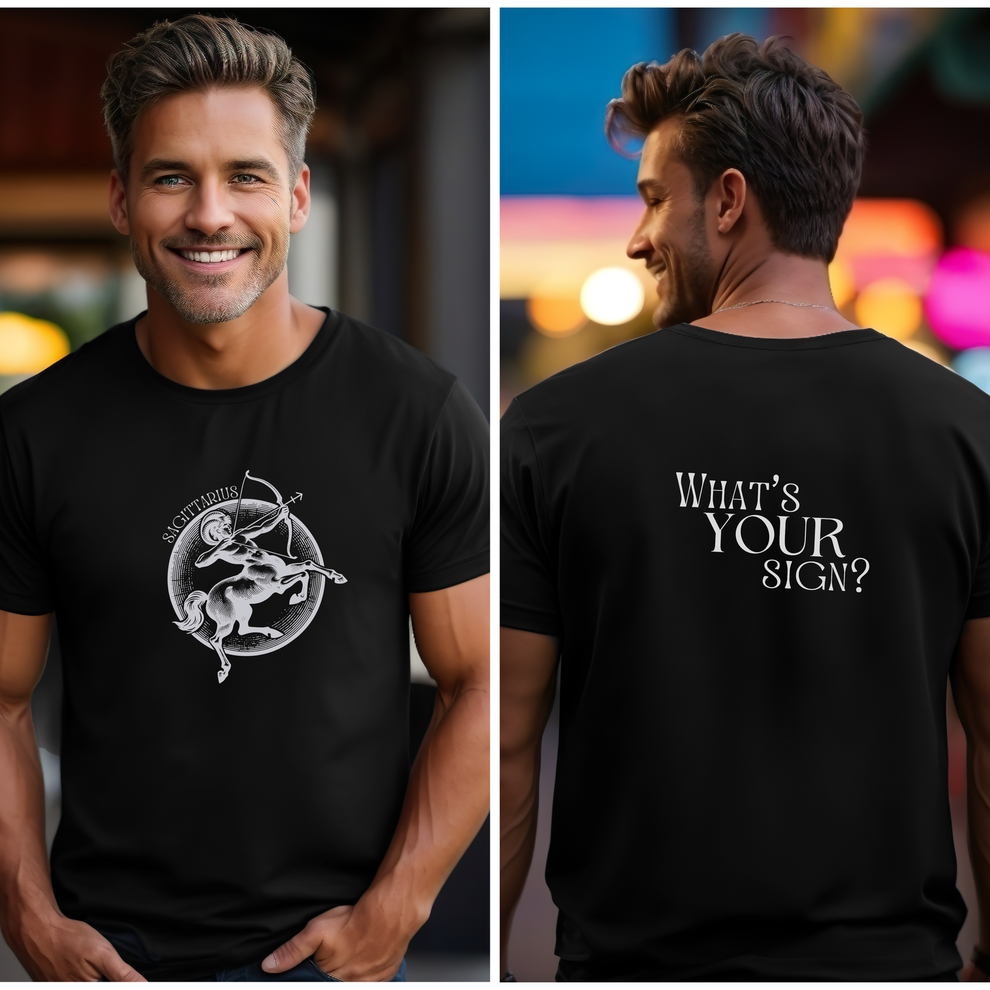 SAGITTARIUS - Zodiac Sign Cotton Tee Collection | What's Your Sign