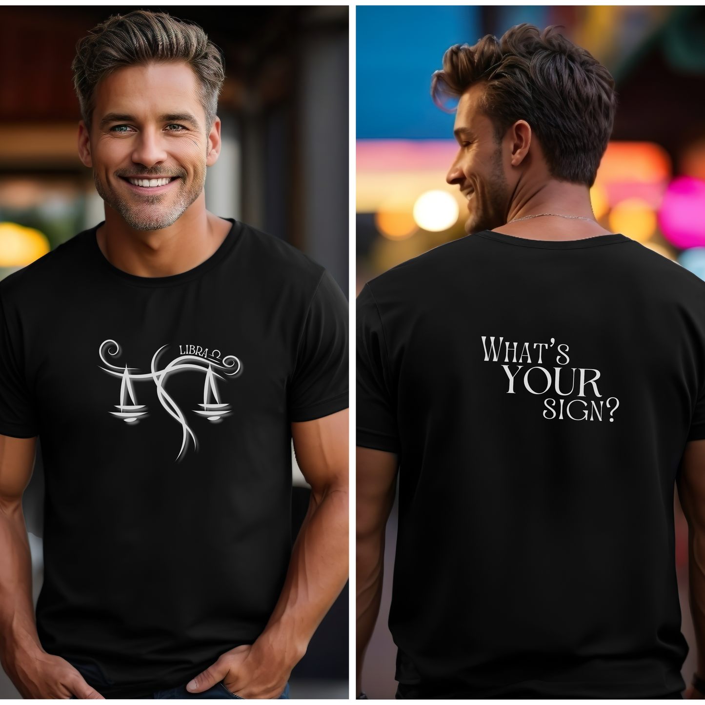 LIBRA - Zodiac Sign Cotton Tee Collection | What's Your Sign