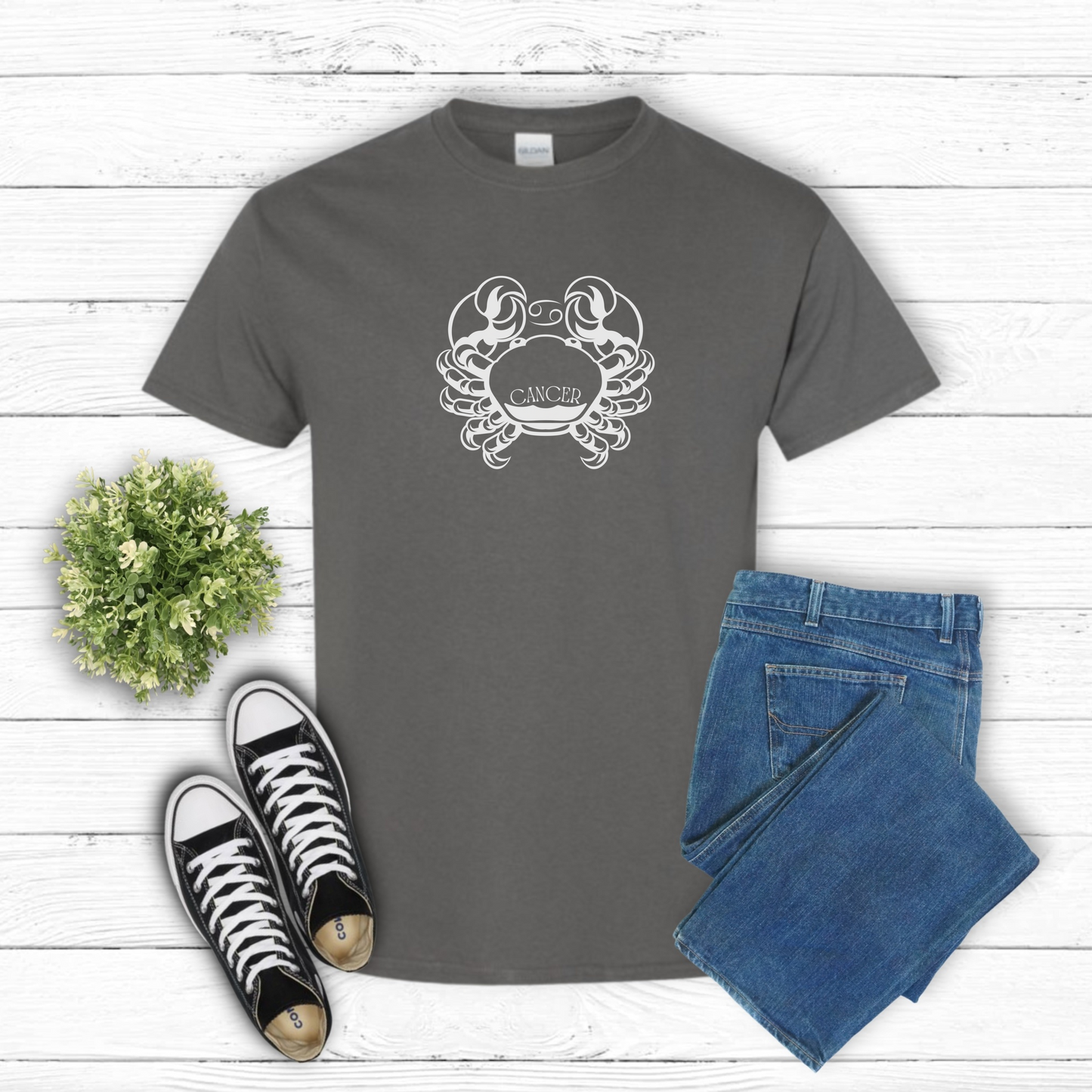 Cancer - Zodiac Sign Cotton Tee Collection | What's Your Sign