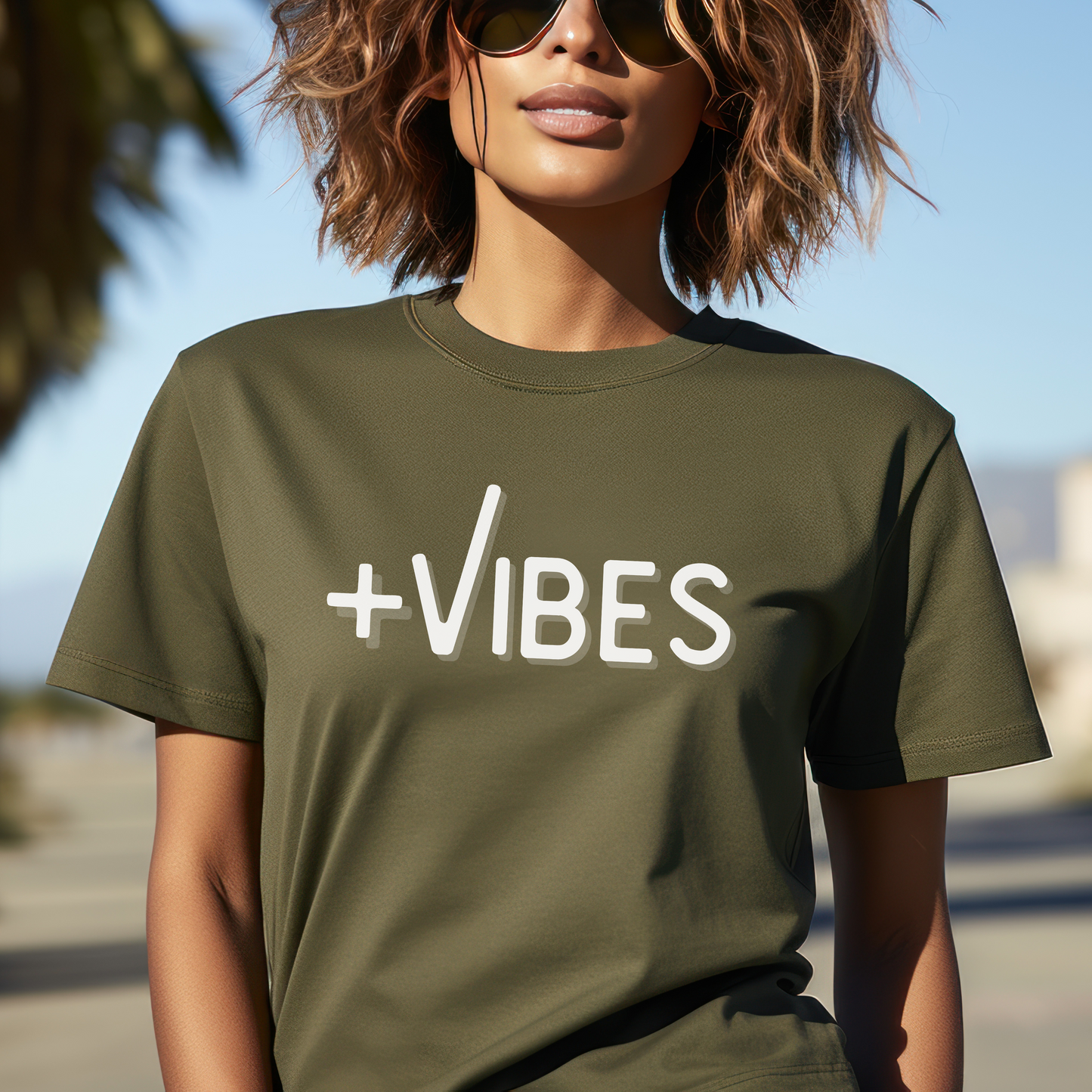 Positive +Vibes Graphic T-Shirt | Positive Energy Tee