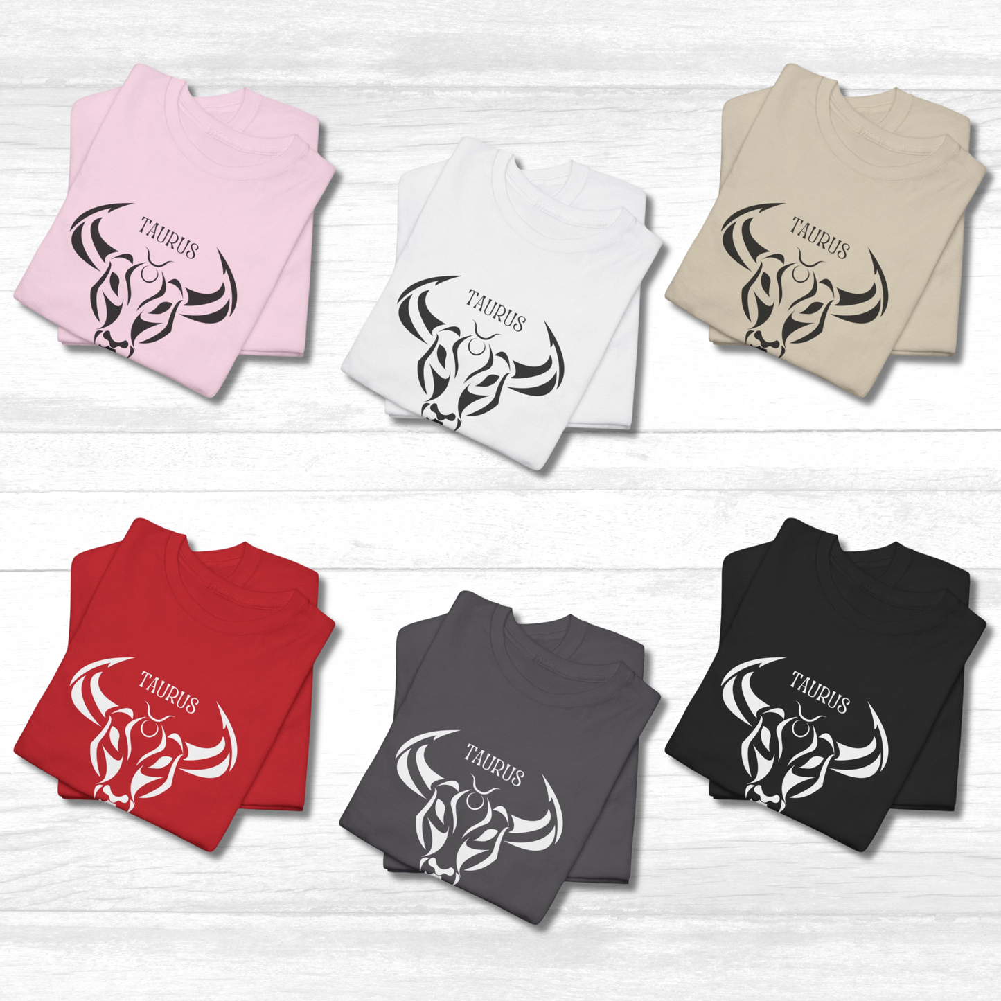 TAURUS - Zodiac Sign Cotton Tee Collection | What's Your Sign