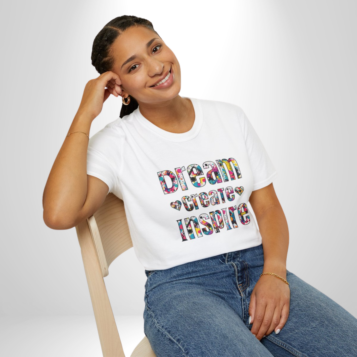 Dream • Create • Inspire Affirmation Tee