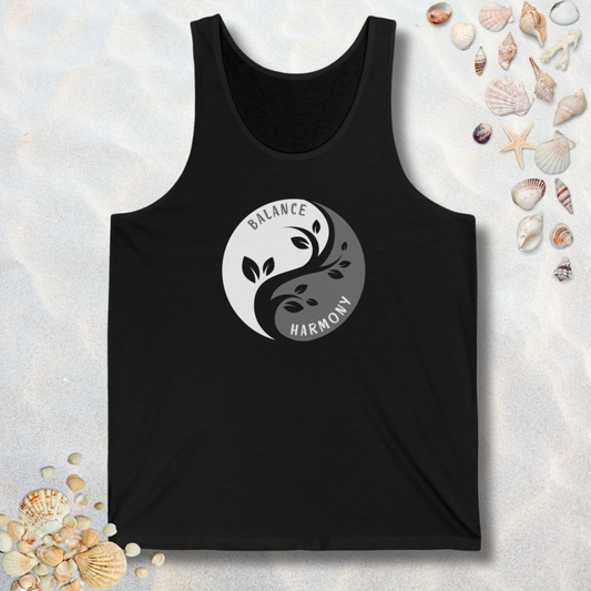 Ying and Yang Graphic Tank Top | Unisex Positivity Top
