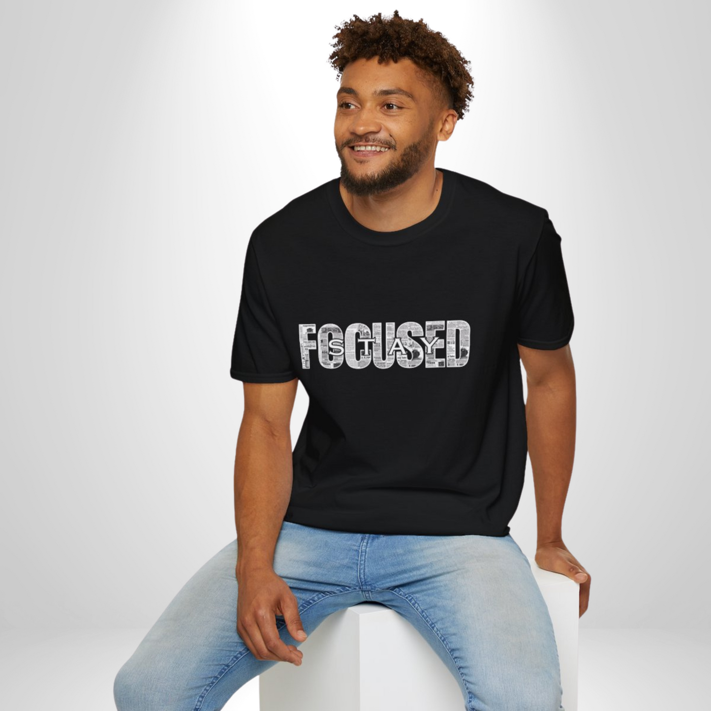 STAY FOCUSED Motivational Graphic Tee | Positive Mindset T-Shirt