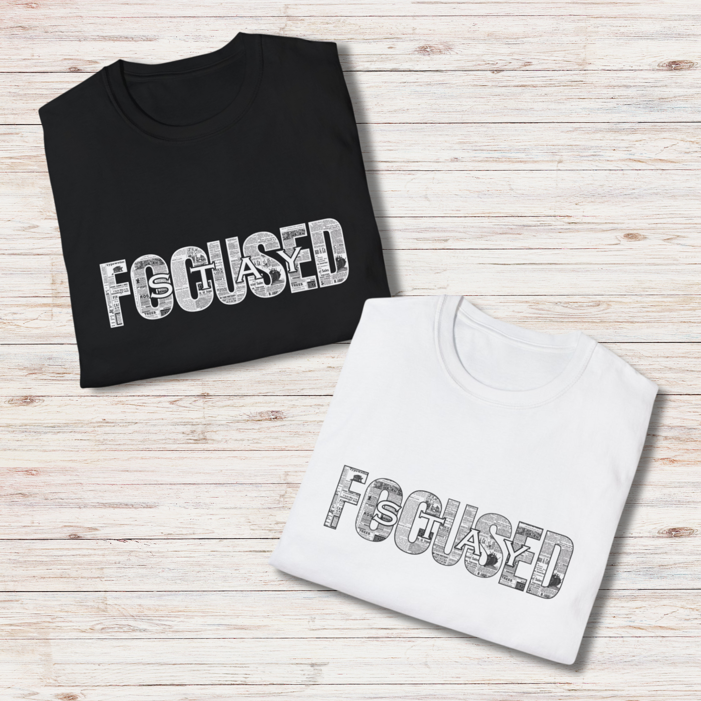 STAY FOCUSED Motivational Graphic Tee | Positive Mindset T-Shirt