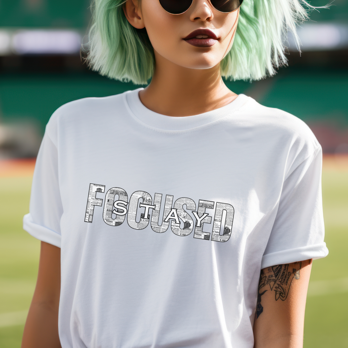 STAY FOCUSED Motivational Graphic Tee | Positive Mindset T-Shirt