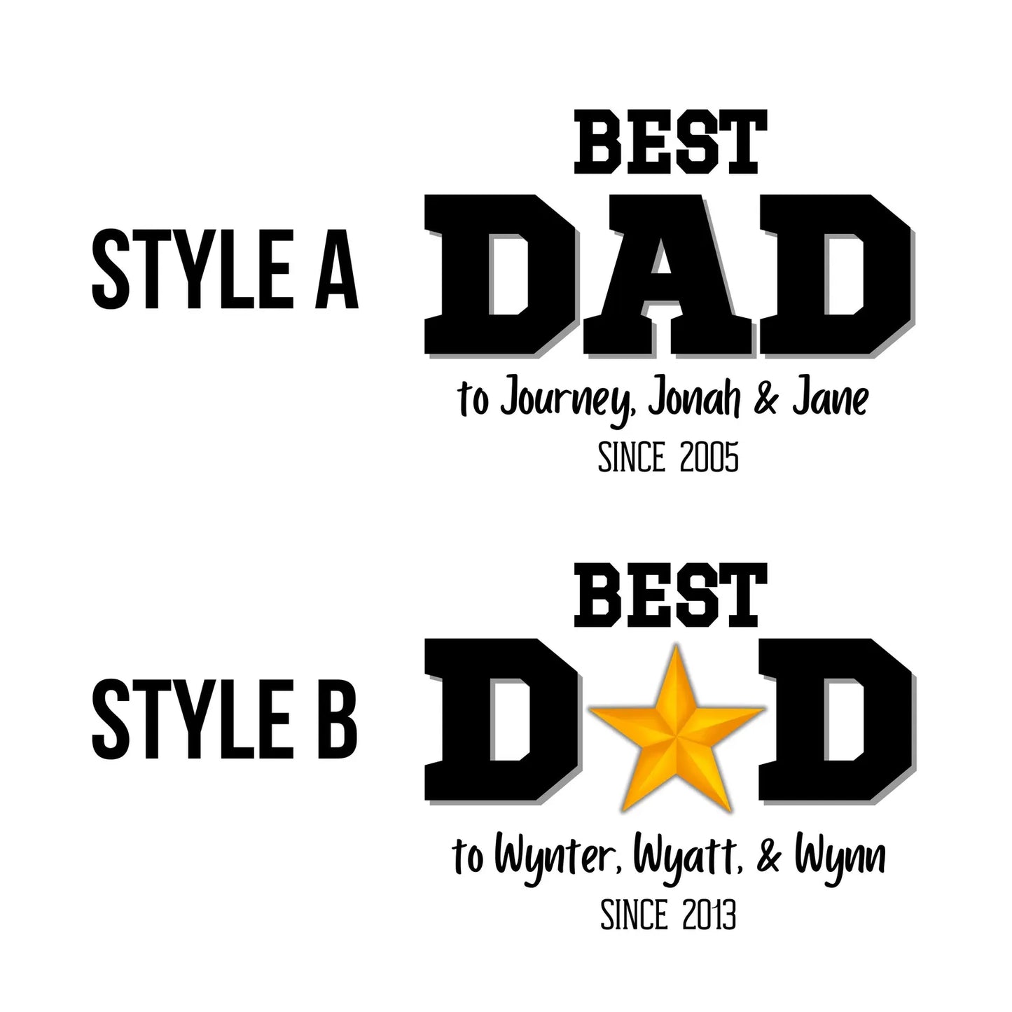 Personalized "Best Mom/Dad" Mug with Kids' Names and Year