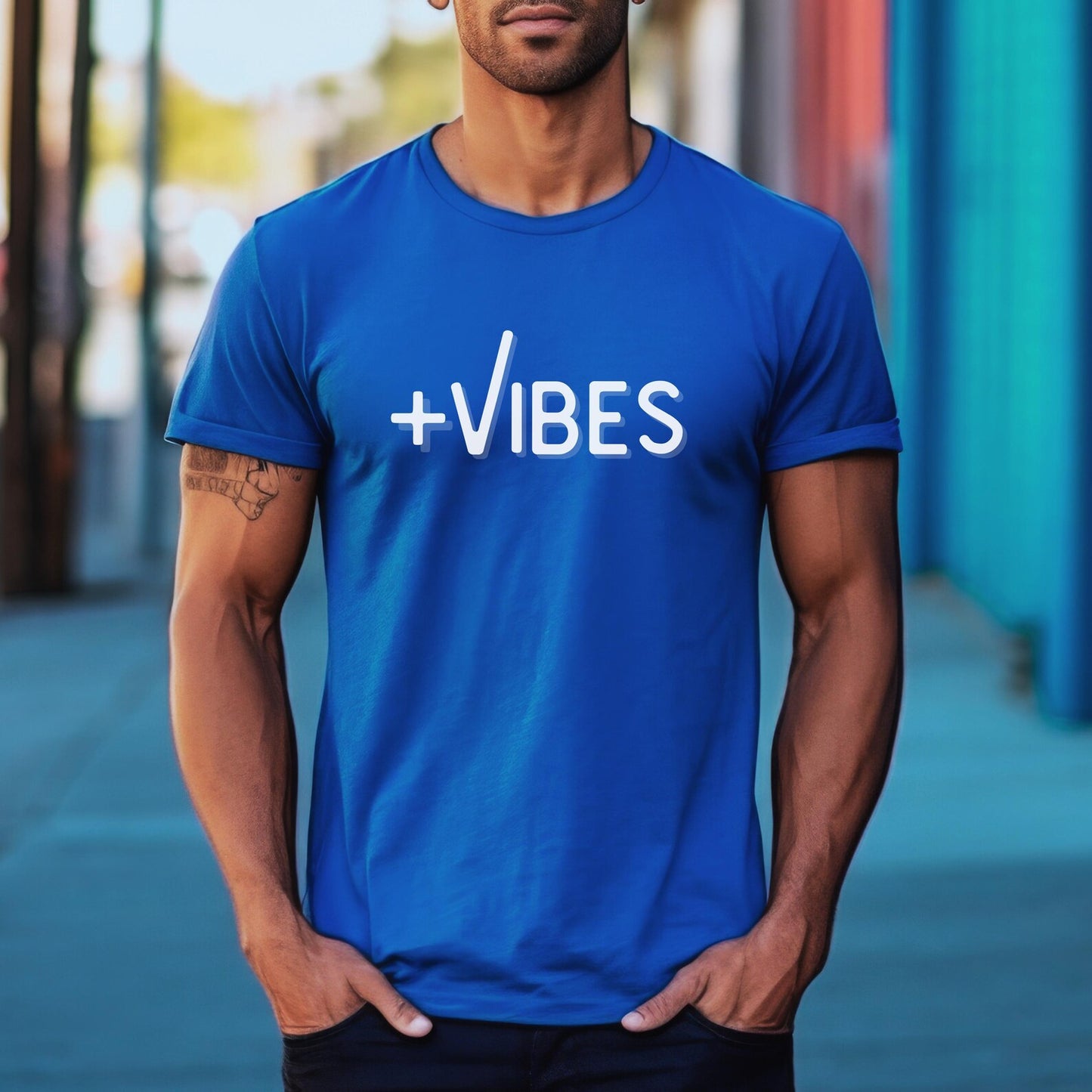 Positive +Vibes Graphic T-Shirt | Positive Energy Tee