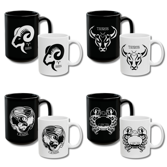 Zodiac Mugs | Zodiac Tea Mugs | Astrology Coffee Mugs