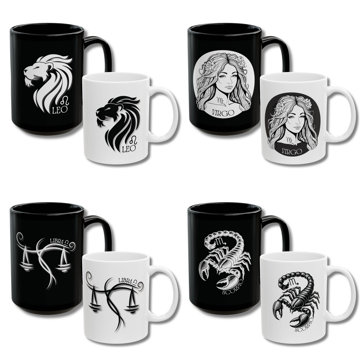 Zodiac Mugs | Zodiac Tea Mugs | Astrology Coffee Mugs